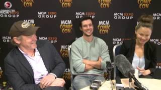 Falling Skies Season 5 - Will Patton Moon Bloodgood and Drew Roy at MCM