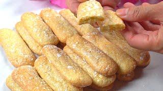 Quick Cookies in 5 Minutes Only Flour Sugar and 2 Eggs Easy Cookies Recipe