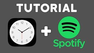 ⏰ How to Wake Up With Spotify Music Step By Step  iPhone Wake up Alarm