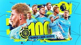 KDB HITS 100 PREMIER LEAGUE ASSISTS  Belgian fastest to reach the milestone