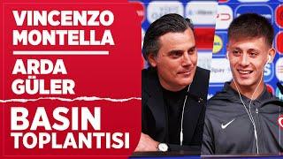 Türkiye - Gürcistan  Vincenzo Montella ve Arda Güler Basın Toplantısı