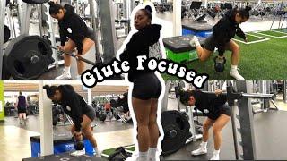 Come To The Gym With Me  micd up & glute focused workout