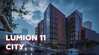 City  Lumion 11 PRO Exterior Render Workflow Photo Realistic