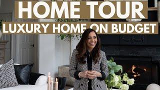 MODERN CLASSIC & BUDGET FRIENDLY LUXURY LIVING ROOM TOUR  HOUSE OF VALENTINA