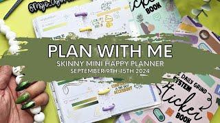 Skinny Mini Happy Planner PWM September 9th-15th 2024