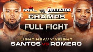 Yoel Romero vs Thiago Santos  PFL vs Bellator  Full Fight