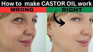 Castor Oil For Your Face  INCREASE benefits by 3 TIMES  The Right WAY to use it to