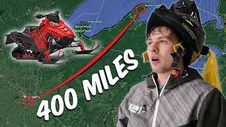 Snowmobiling across the midwest.. The longest ride ever