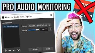 This NEW OBS Plugin Just KILLED VOICEMEETER - OBS Audio Monitor