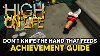 High on Life - Dont Knife The Hand It Feeds Achievement Guide Stab Gene with Knifey