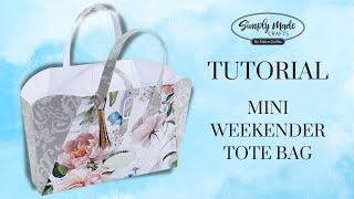 Mini Weekender Tote Bag Tutorial  Simply Made Crafts