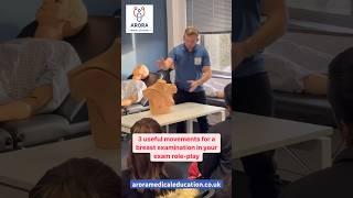Breast examination case… 3 useful movements for your exam role-play… #plab #plab2academy #passplab2