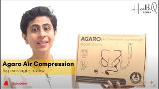 Agaro Air Compression leg massager Model Comfy I Review I