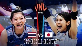 THAILAND vs JAPAN  Highlights  Womens VNL 2023