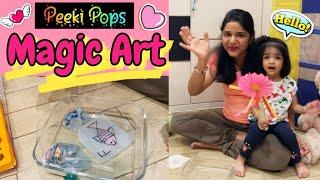 Magic Art  Magic Colour  Painting with Kids  Art with Kids  Fun and Learn  Alphabet