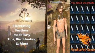 BellWright - Harvesting Feathers - How to increase your supply of Feathers Hunting Tips & More