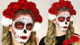Maquillaje de CATRINA para Halloween y Día de los Muertos  NatyGloss
