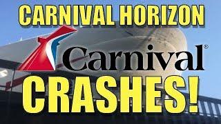 Carnival Horizon CRASHES in New York Harbor