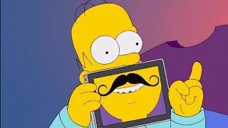 The simpsons Homers addicted to tablet PCs.