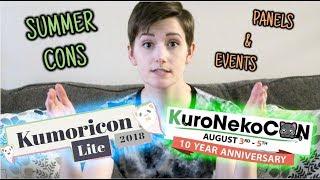 SUMMER CONS - Kumoricon Lite & KuroNekoCon 2018 ANNOUNCEMENTS