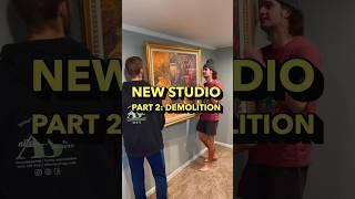 Dream Home Studio Build - Part 2 #shorts #homerenovation #musicproduction #homestudio #music studio