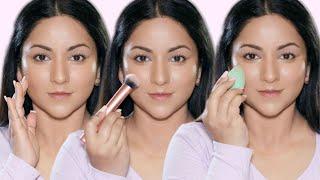 How & Why YOU Should Apply Foundation with fingers brush & sponge