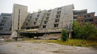 Exploring Haunted Abandoned War Hotel in Bosnia BULLETS FOUND