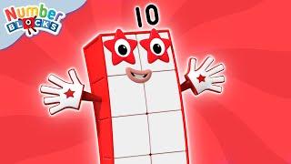 Ten  Full Episode - S2 E5  Numberblocks Level 2 - Orange 🟠