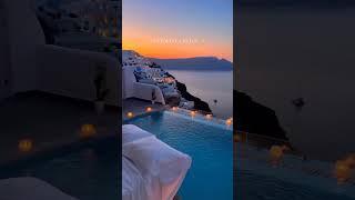 Sunset views in Santorini Greece   Best Places to Visit in Greece  Santorini  #greecetour