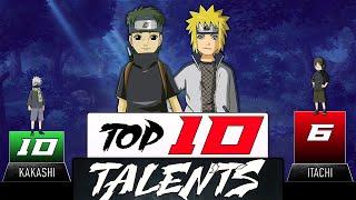 TOP 10 MOST TALENTED NINJA - AnimeScale