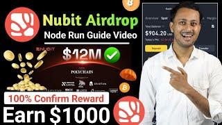 Nubit Insensitive Testent Airdrop  Nubit Light Node Run Guide Free Airdrop  Today New Airdrop 