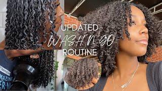 WASH N GO ROUTINE on 3C4A HAIR  DEFINED CURLS + VOLUME  HIGH POROSITY FRIENDLY