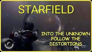 starfield - follow distortions on the scanner - into the unknown - mission guide