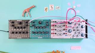 Buchla & Tiptop Audio Dual Oscillator & Quad Function Generator into Strymon Starlab