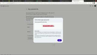 How to Create Google App Password