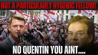 Quentin Letts the mask slip as he attacks Tommy Robinson on GB News.