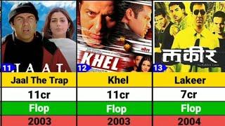 Sunny Deol All Movies List Sunny DeolAll Hits And Flops Movies List  Lahore1947  Gaddar Katiya