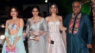 Sridevi With HOT Daughters Jhanvi & Khushi Kapoor At Shilpa Shetty’s Diwali Party
