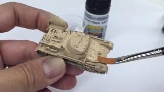 How to make chipping over a 172 th scale Pz Ib.