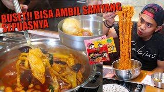 SEPUASNYA MUKBANG SAMYANG + T0PPOKI + NASI GORENG KOREA