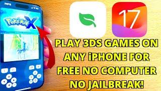 Install 3DS Emulator On iPhone iOS 17 NO COMPUTERJailbreak Play 3DS with Folium AppStore Emulator