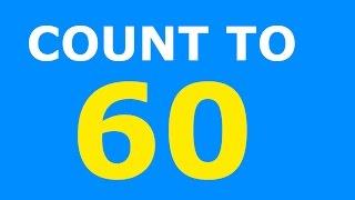 Counting to 60 Sixty - Learn Numbers Count Exercise - Tellen Tot 60 Engels - Toddlers Children