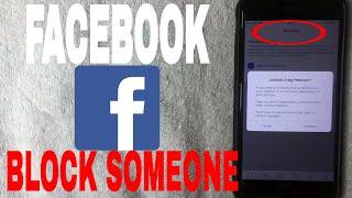   How To Block Someone On Facebook  