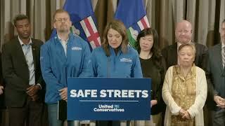 United Conservatives Present Plan To Improve Public Safety