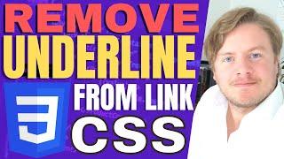 How to Remove Underline From Link in HTML Using CSS