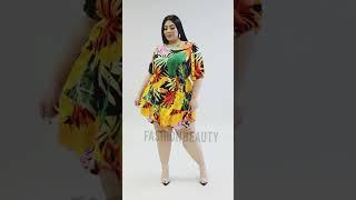 Latest Plus Size Fashion For Curvy Women dress Tropical Crush Dress