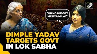 “UP ko Budget me kya mila?” Dimple Yadav targets Centre over Budget in front of FM Sitharaman