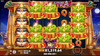 OUR BIGGEST WIN ON SLOTSZA - CLEOCATRA BONUS BUY SESSION LEADS TO HUGE WIN