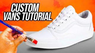How To Customize Vans EASY