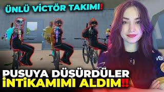 ÜNLÜ YOUTUBER VİCTÖR TAKIMI BENİ PUSUYA DÜŞÜRDÜ İNTİKAMIMI ALDIM - PUBG MOBILE